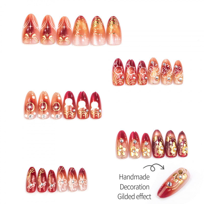 Elegant Artistic Press-On Nail Collection