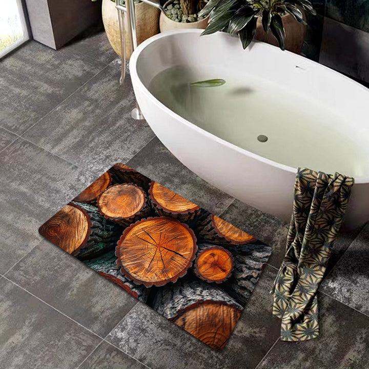 Natural Wood Grain Bath Mat Stornfield