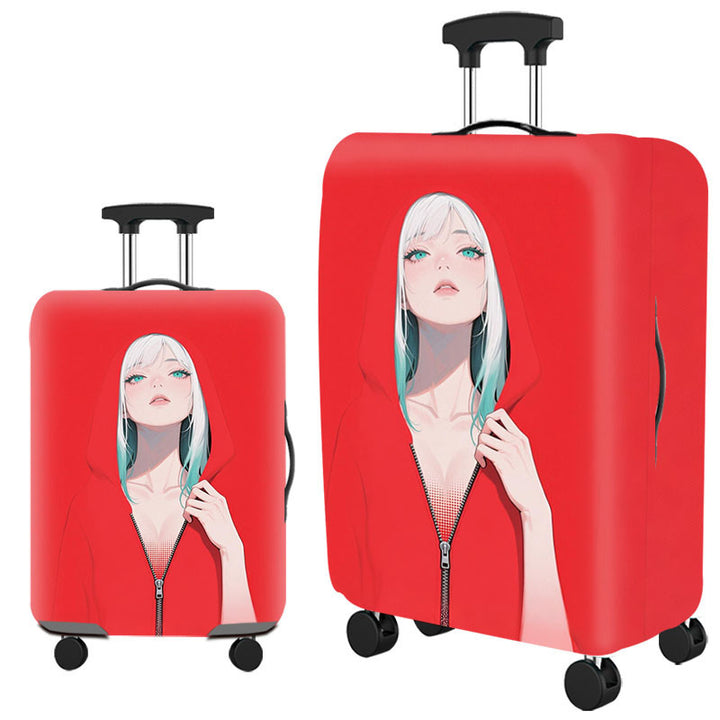 Artistic Cat-Themed Hard Shell Suitcase Stornfield