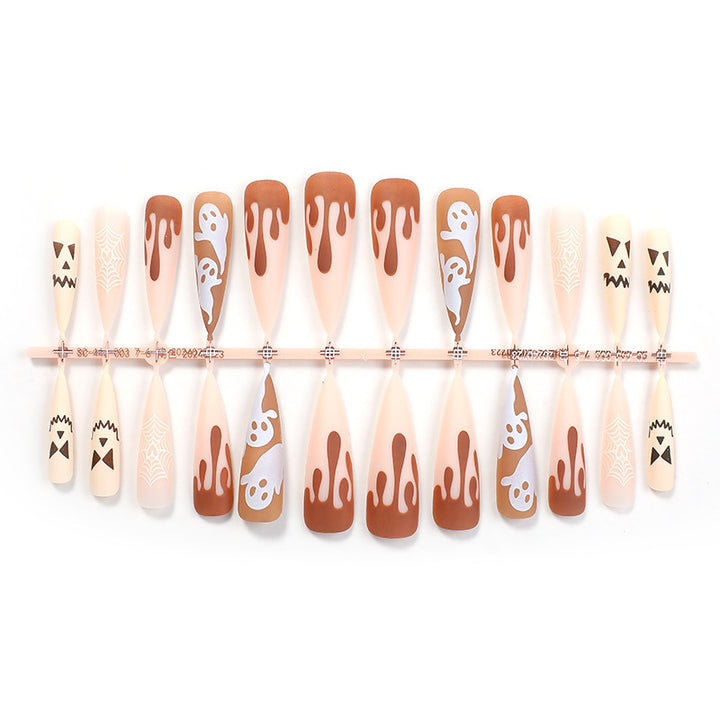 Themed Halloween Press-On Nail Art Set 1790636734