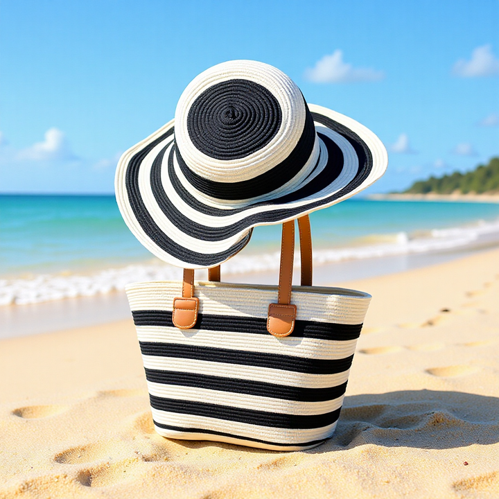 Beach bag with matching hat Stornfield