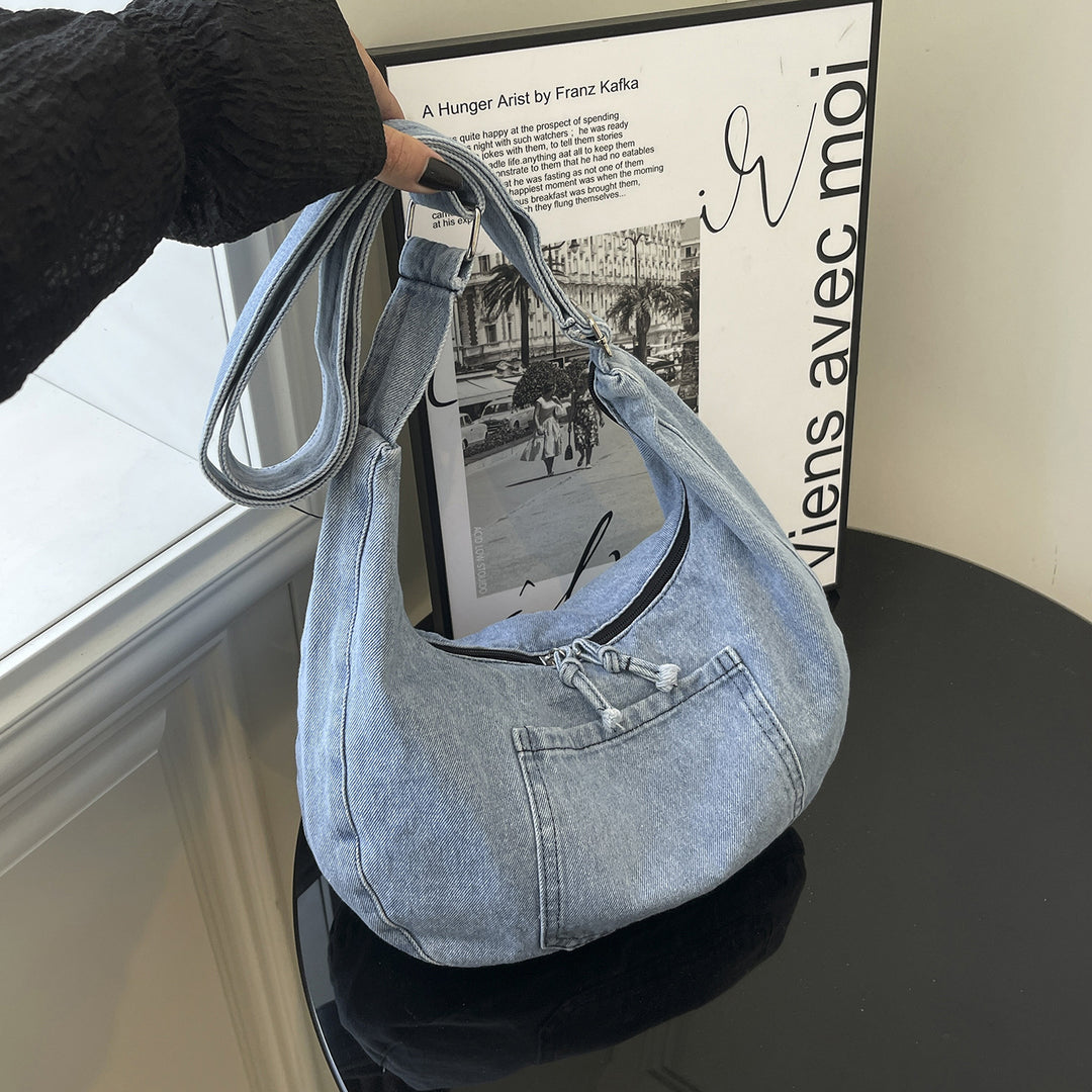 Chic Denim Shoulder Bag Stornfield