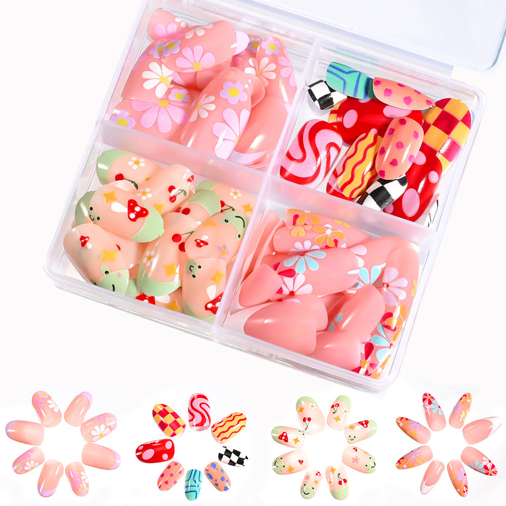 Artistic Themed Press-On Nail Collection Stornfield