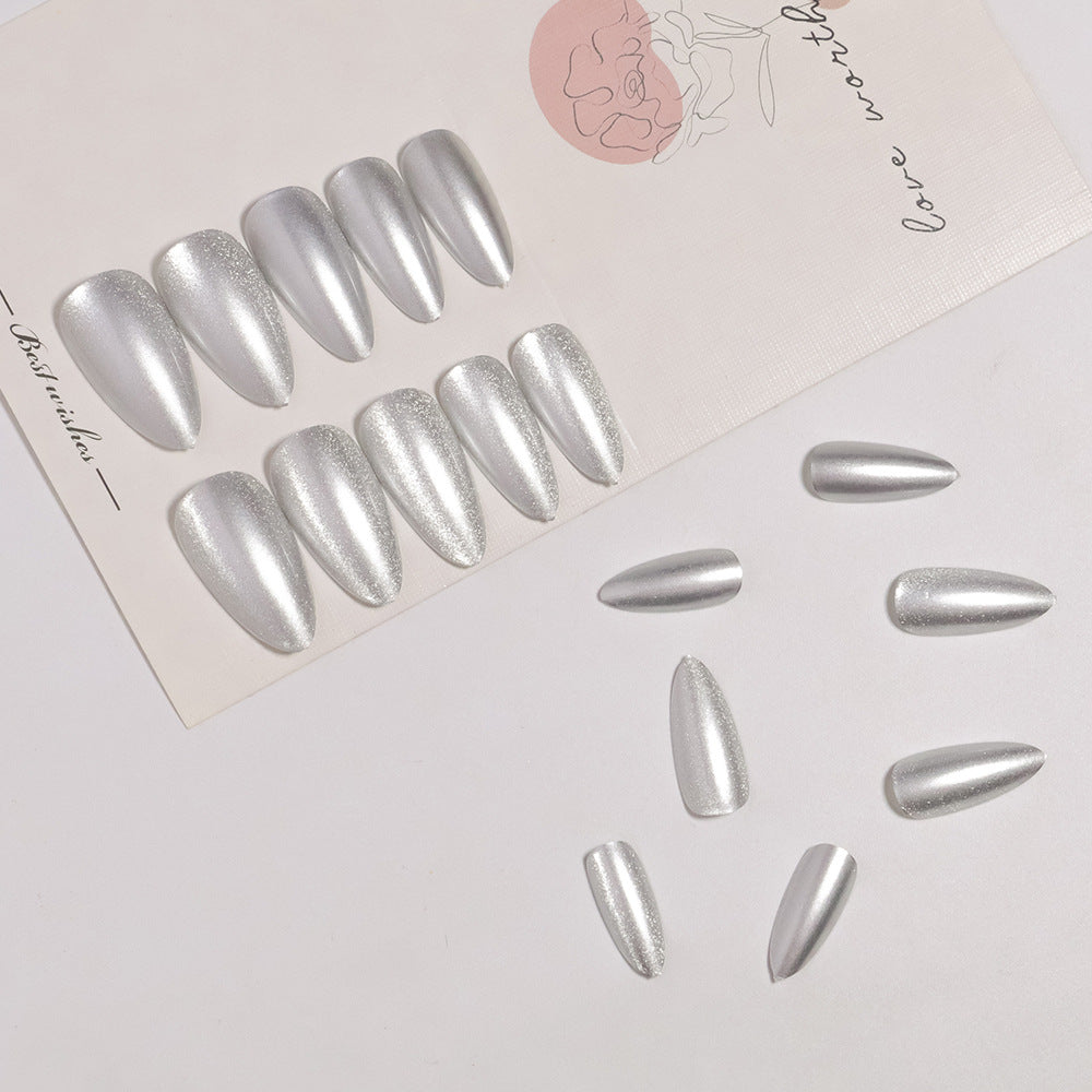 Glittery Stiletto Press-On Nails Stornfield
