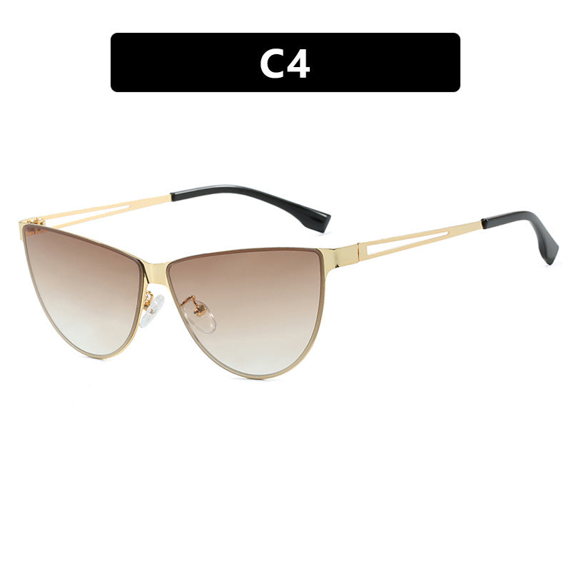 Women's Cat-Eye Sunglasses with Stylish Metal Frame and Protective UV Filter Stornfield