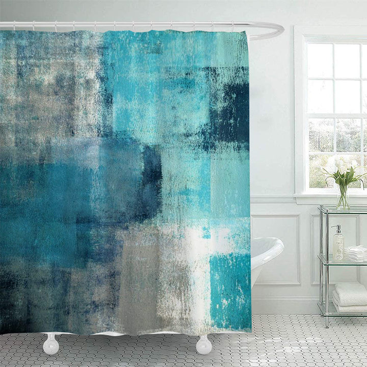 Scenic Beach-Themed Shower Curtain Stornfield