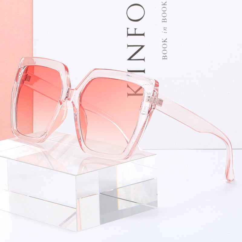 Women’s fashionable transparent sunglasses with square lenses Stornfield