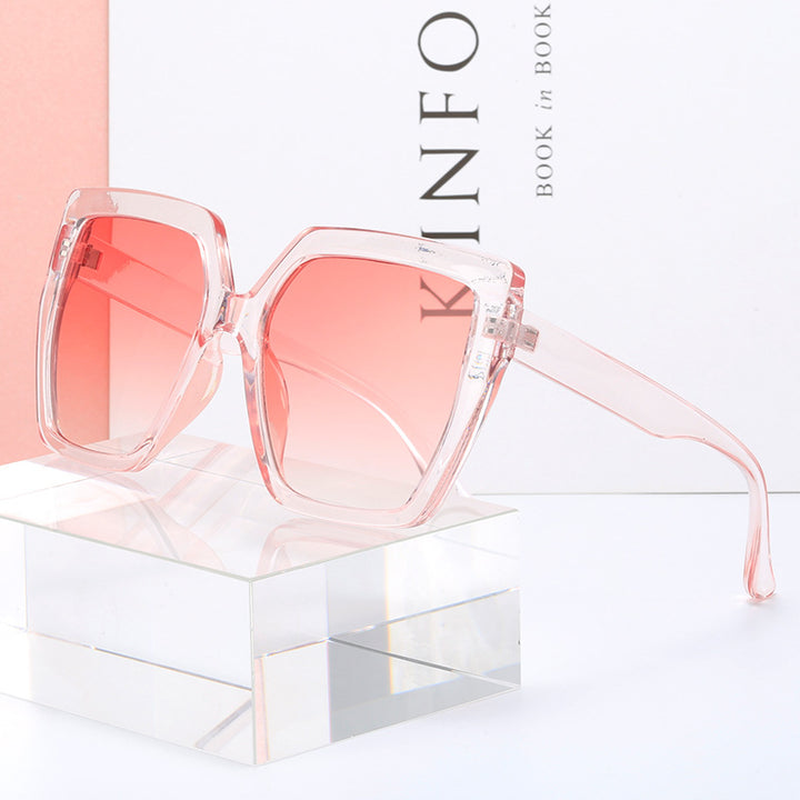 Women’s fashionable transparent sunglasses with square lenses Stornfield