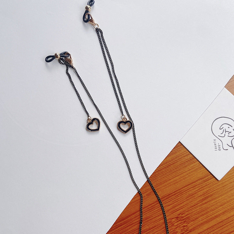 Fashionable glasses holder chain with star pendants Stornfield