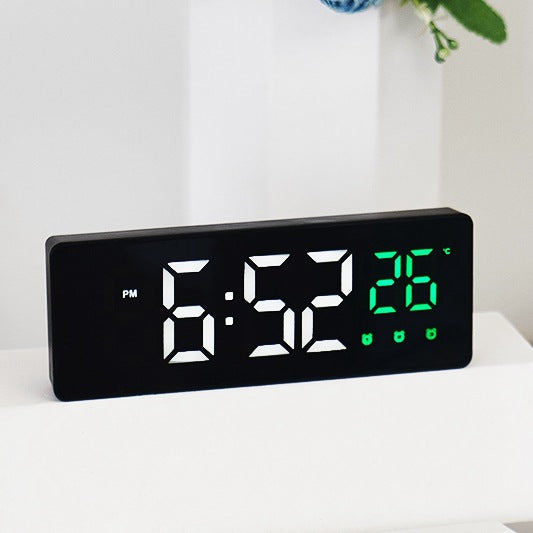 Digital table alarm clock with temperature display and LED display Stornfield