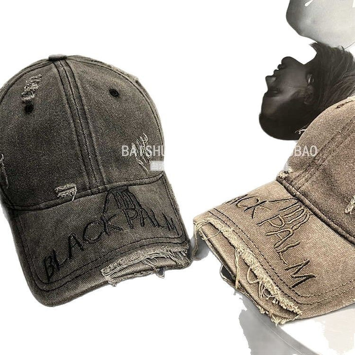 Women's Distressed Denim Baseball Cap Stornfield 1784188369