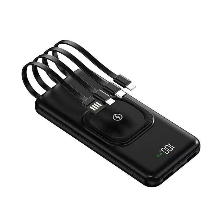 Portable power bank with state-of-the-art digital charge level display Stornfield