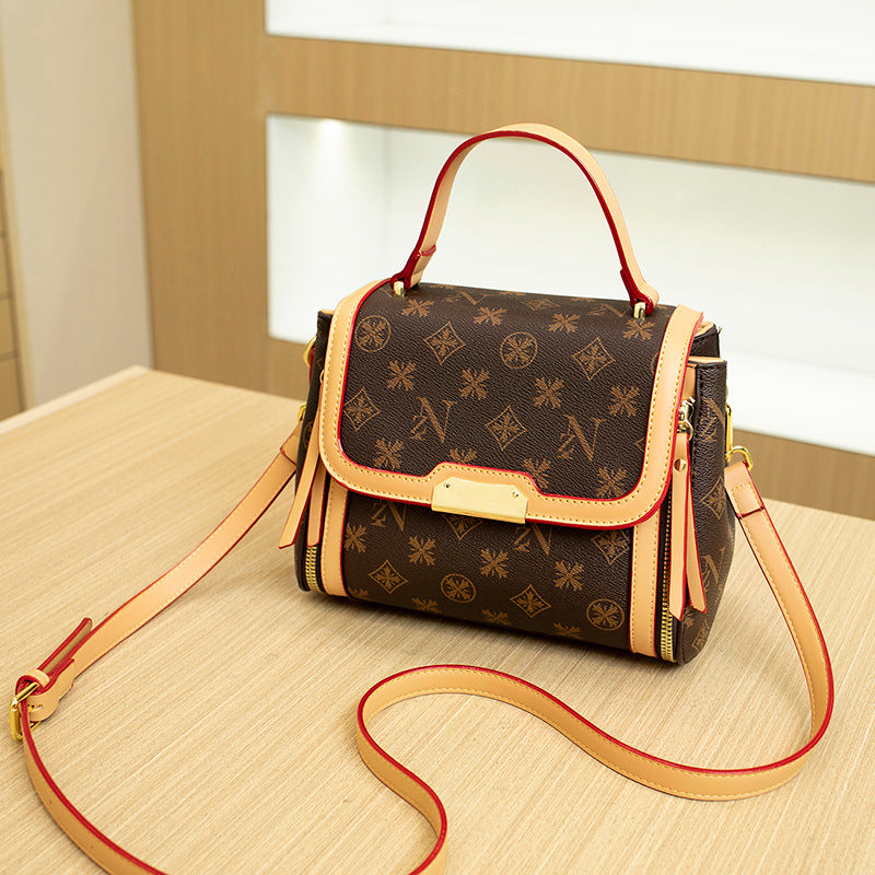 Stylish Structured Handbag with Adjustable Strap