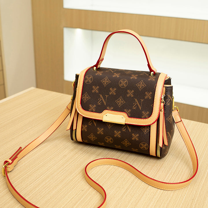 Stylish Structured Handbag with Adjustable Strap