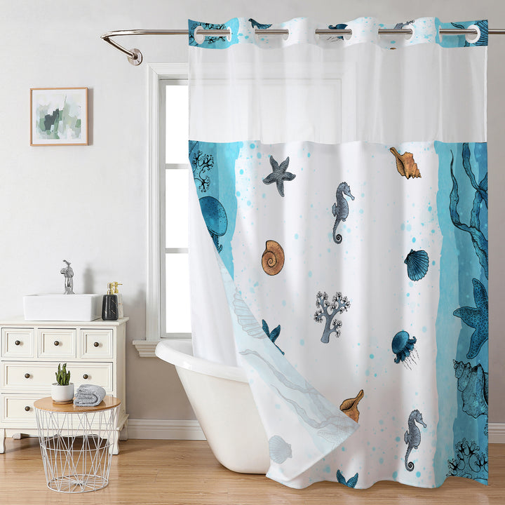 Ocean-Themed Shower Curtain Stornfield