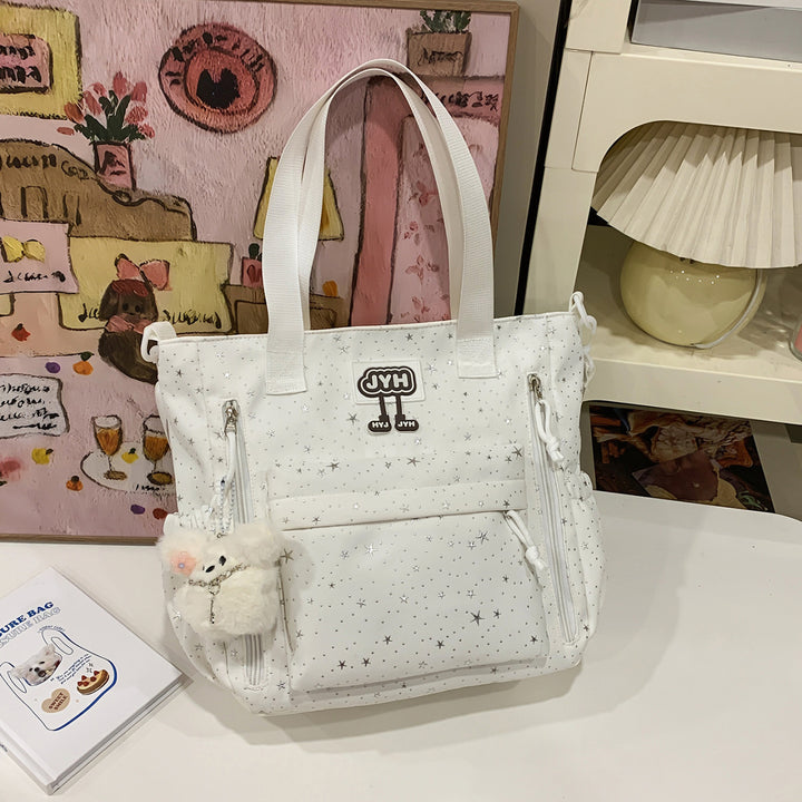 Star-Print Fashion School Backpack Stornfield