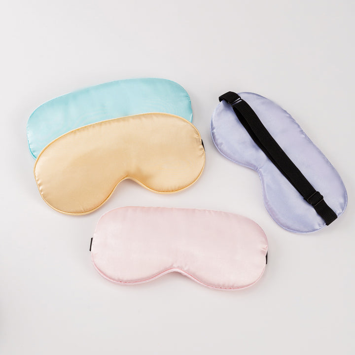 Unisex nan ergonomic sleep mask with adjustable elastic band and soft satin surface Stornfield