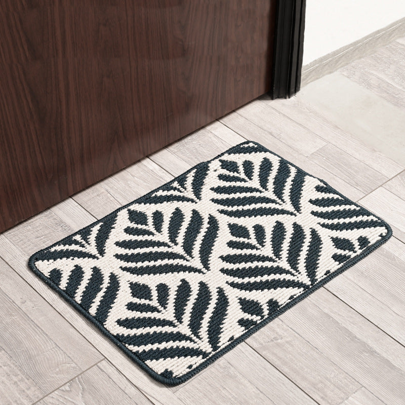 Leaf Patterned Anti-Slip Bathroom Mat