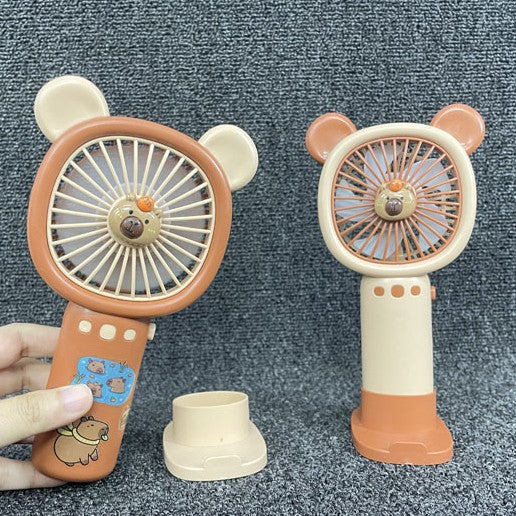 Unisex Portable Hand Fan in Cute Bear Design Stornfield