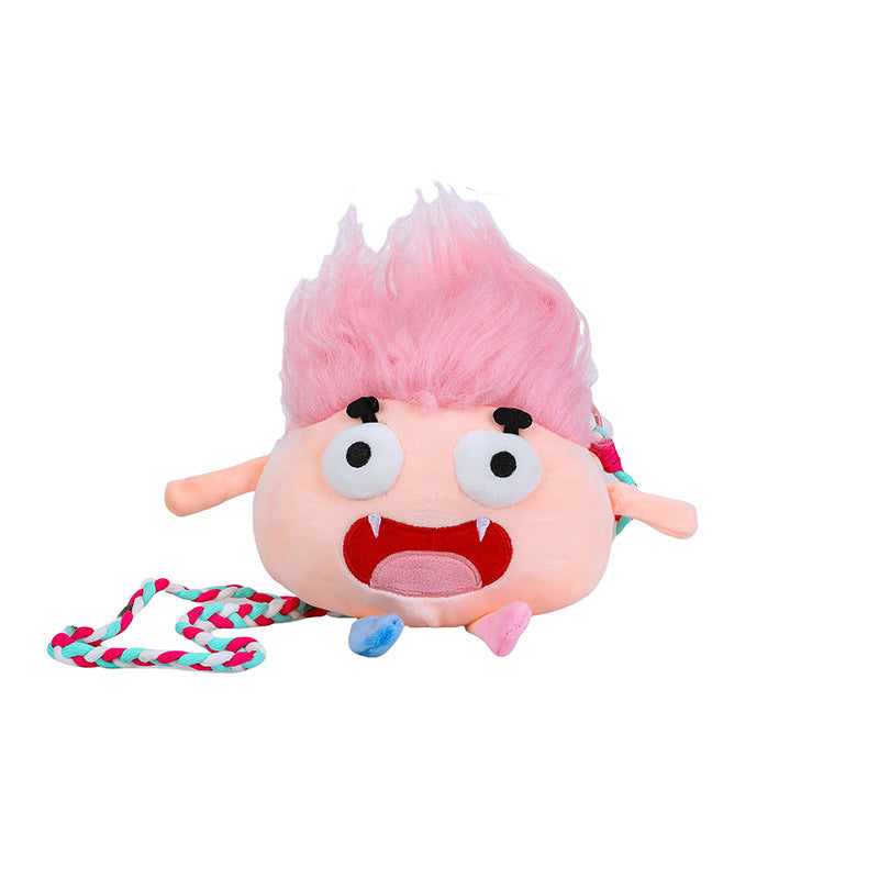 Plush Cartoon Monster Mini Backpack