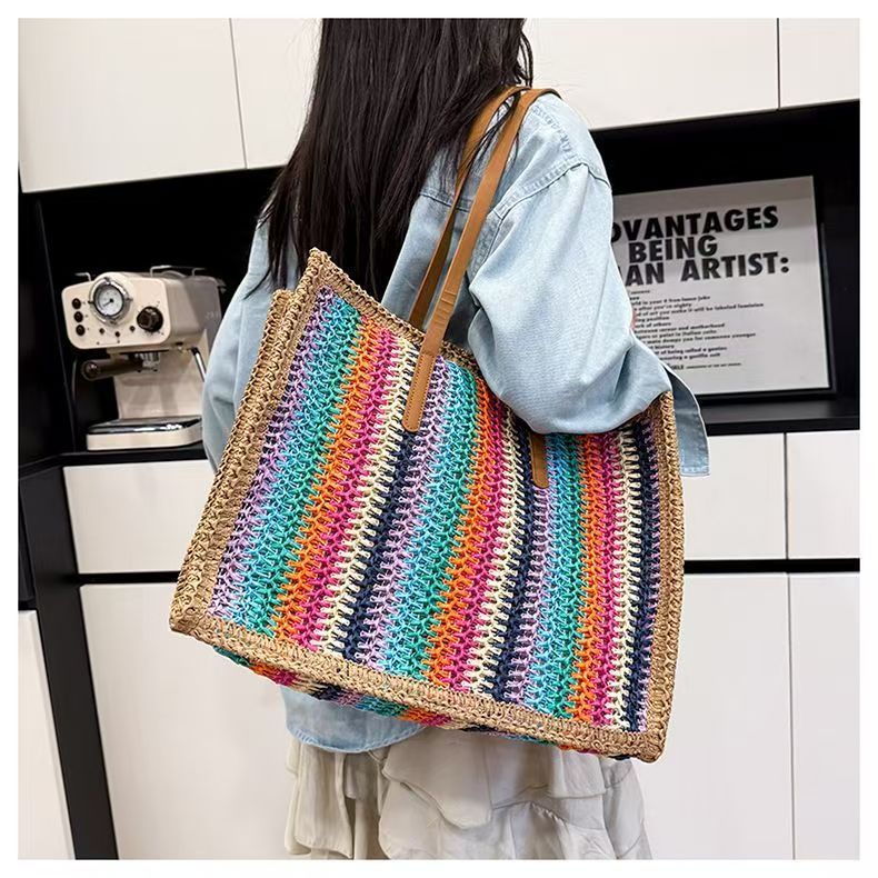 Multifunctional Bast Beach Bag Stornfield