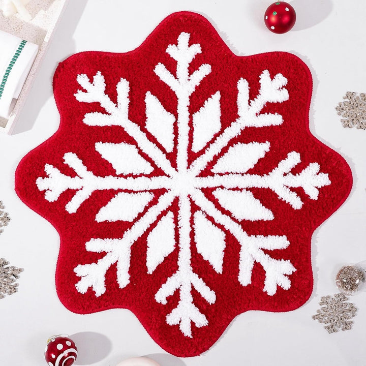Decorative Snowflake Area Rug