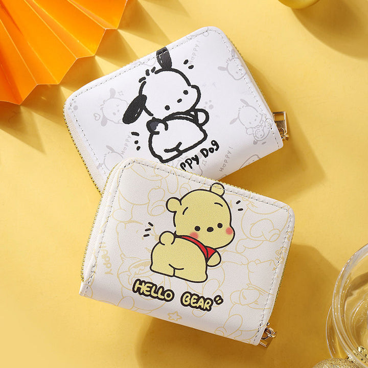 Cute Cartoon-Themed Zippered Coin Purse Stornfield