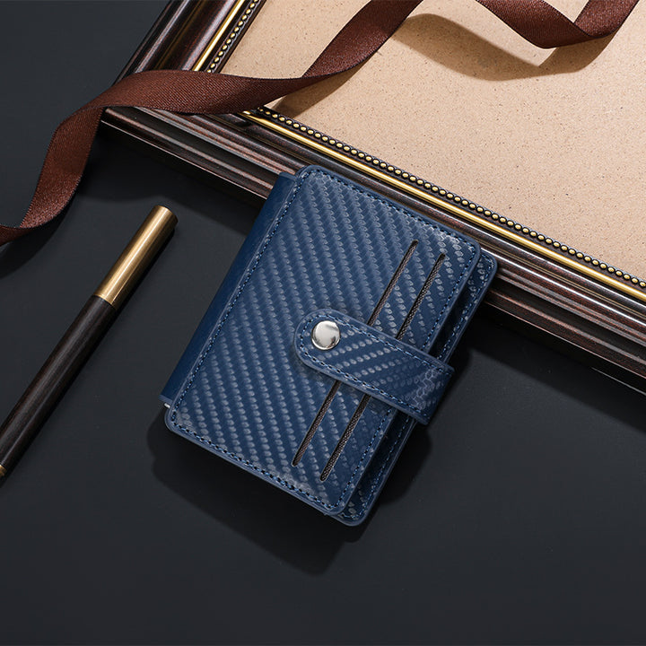 Carbon Fiber Textured Compact Wallet Stornfield