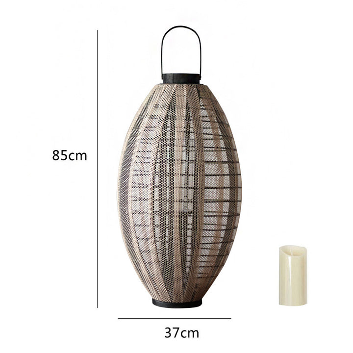 Elegant lantern with metal grid Stornfield