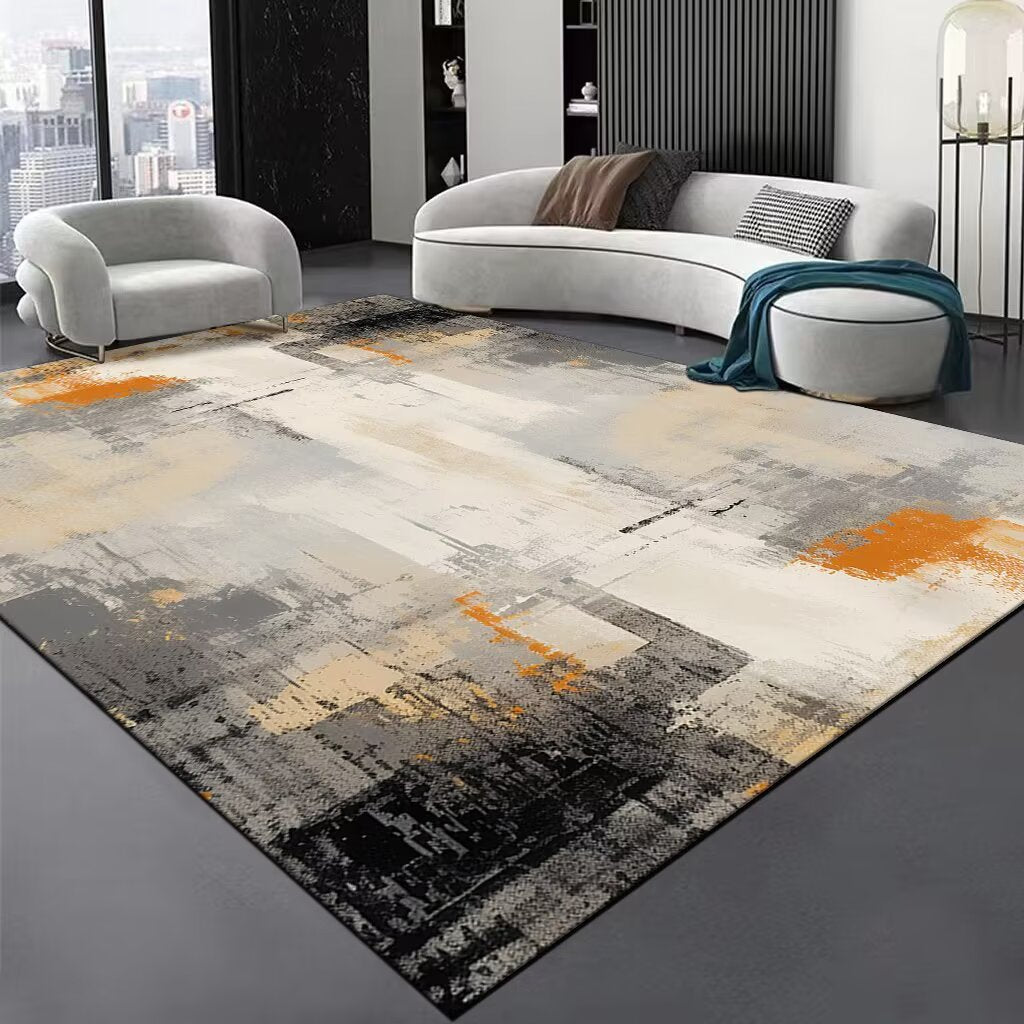Contemporary Wave Pattern Area Rug Stornfield