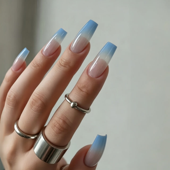 Acrylic nails in elegant ombre look Stornfield
