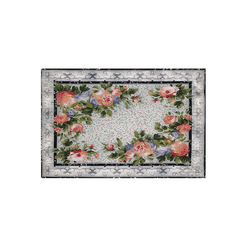 Floral Pattern Decorative Mat Stornfield