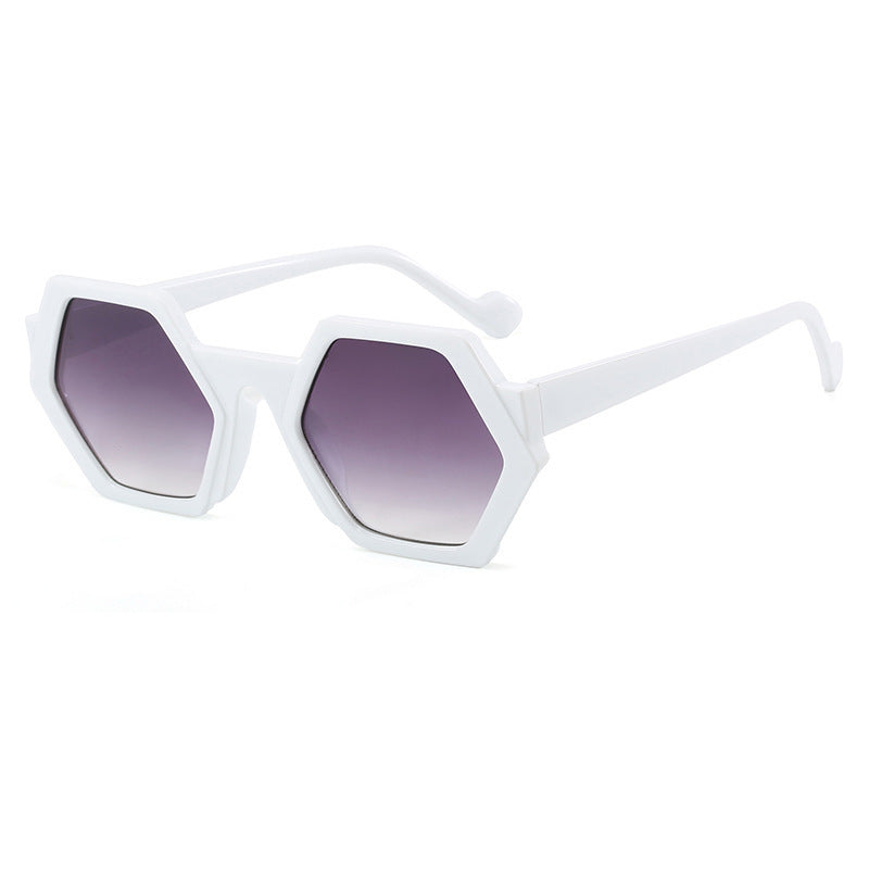 Ladies' striking sunglasses with hexagonal frame and comfortable fit Stornfield