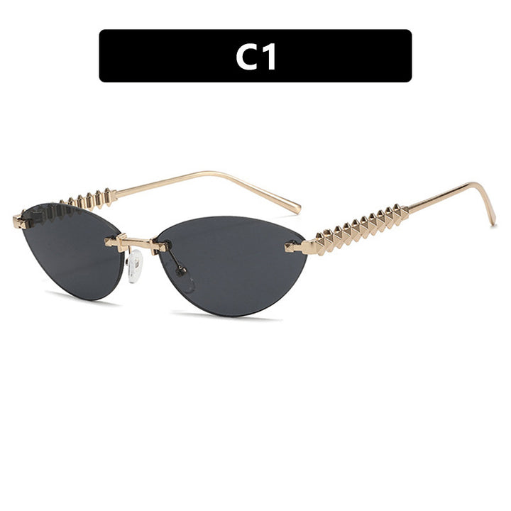 Women's sunglasses in modern, geometric design with stylish metal frame and UV protection Stornfield