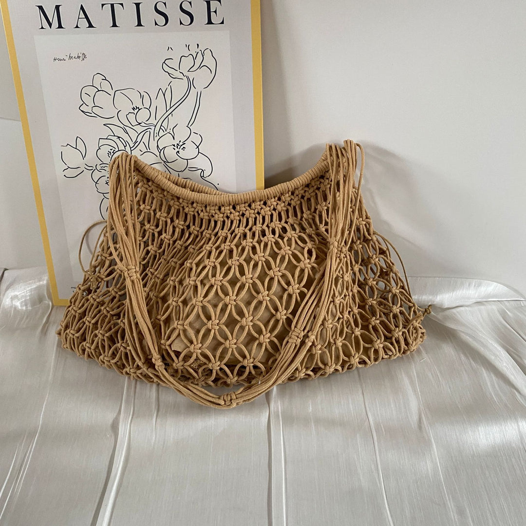 Hand-knotted shopping and leisure bag Stornfield