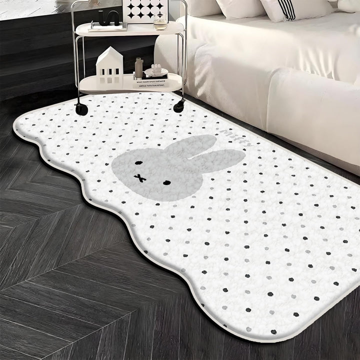 Cartoon-Themed Plush Area Rug