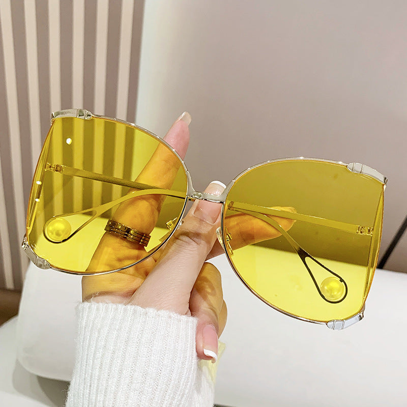 Ladies fashionable glasses with elegant pearl decor Stornfield