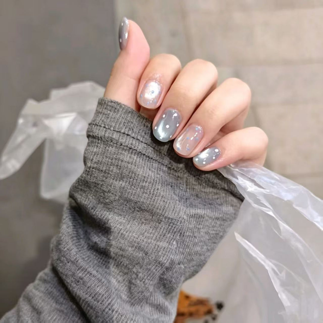 Cute Character Press-On Nail Art Set Stornfield