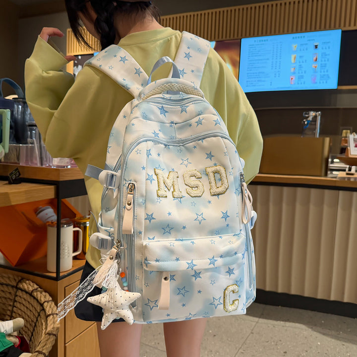 Stylish Graphic Print School Backpack Stornfield