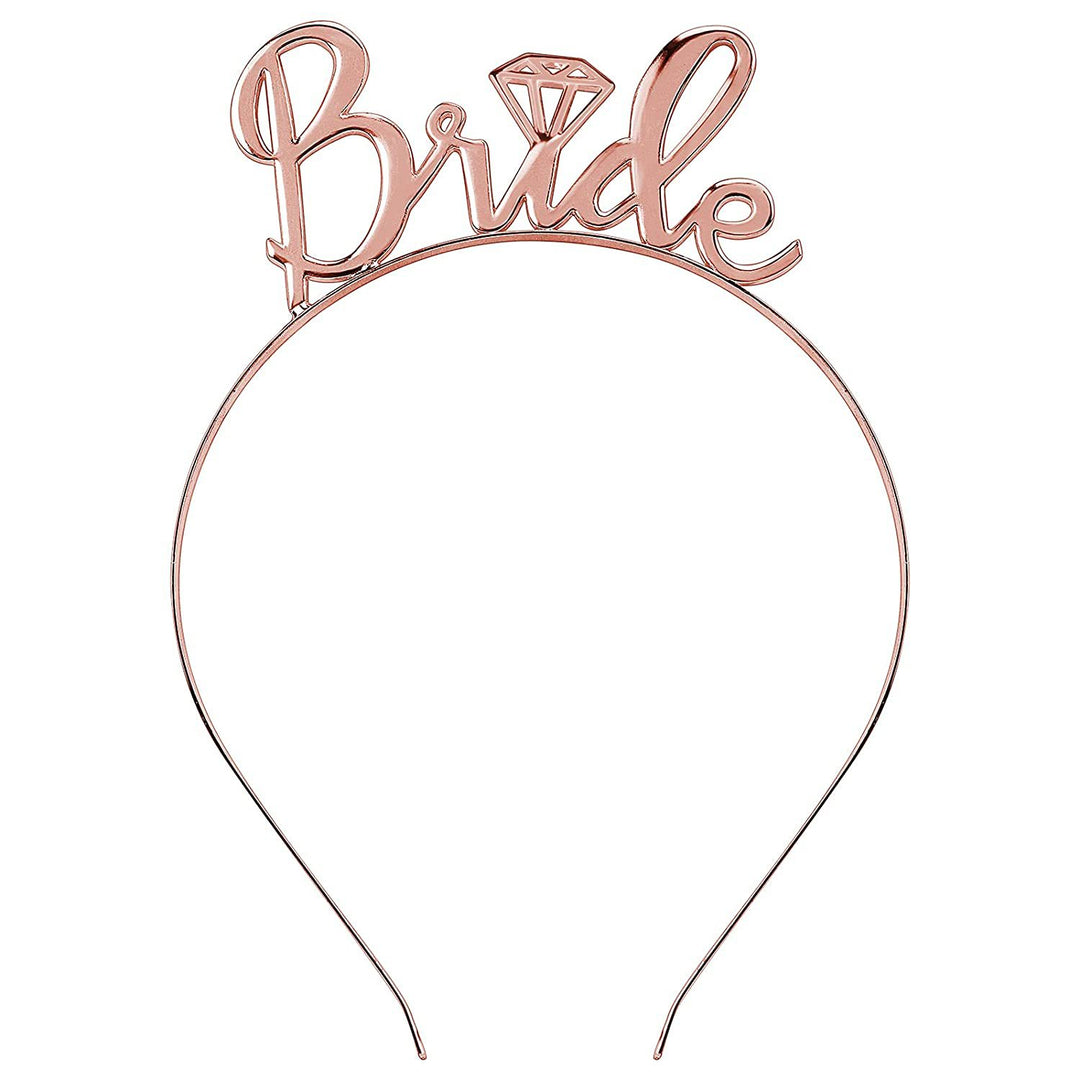 Women's bridal accessories set with shimmering veil and personalized sash Stornfield