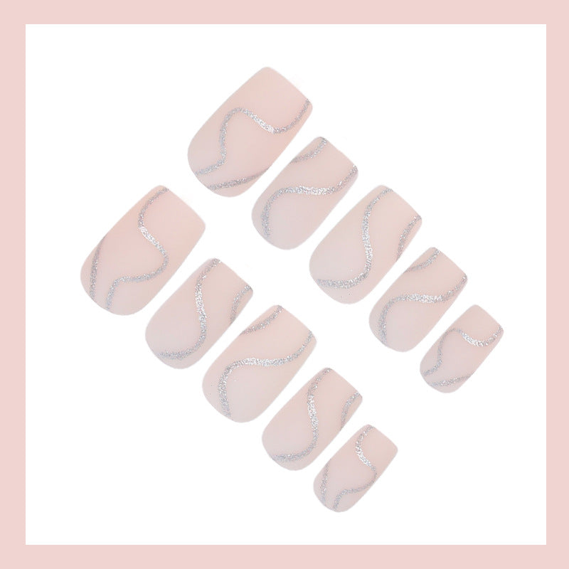 Artificial nails with glittering accents Stornfield