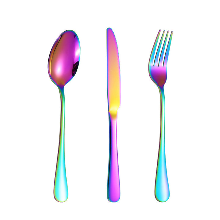 Elegant stainless steel cutlery set with ergonomic handle Stornfield