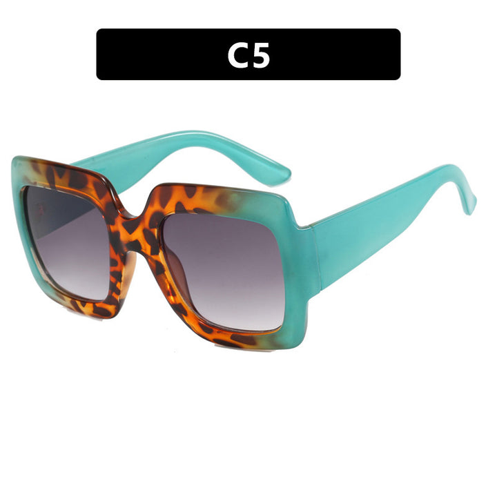 Women's oversized square sunglasses with striking tortoiseshell design Stornfield