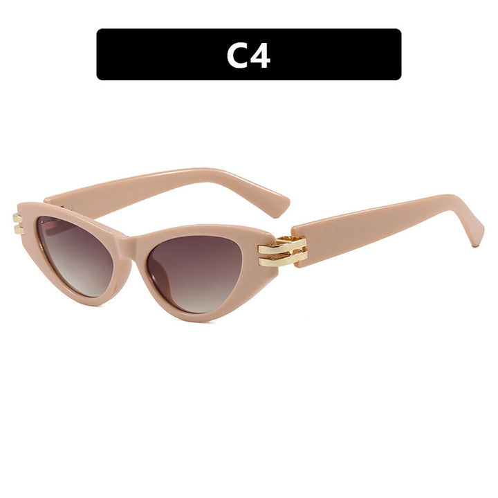 Ladies Cat-Eye Sunglasses with Luxurious Accents Stornfield