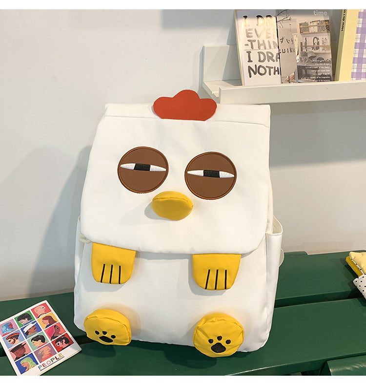 Cute Chicken-Themed Plush Backpack Stornfield