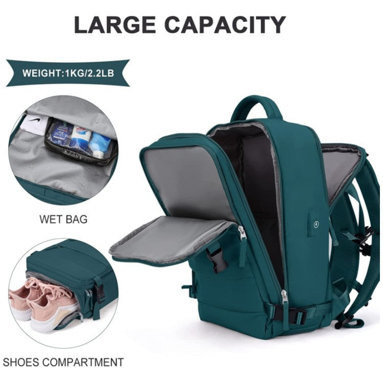 Practical travel bag with separate organizer Stornfield