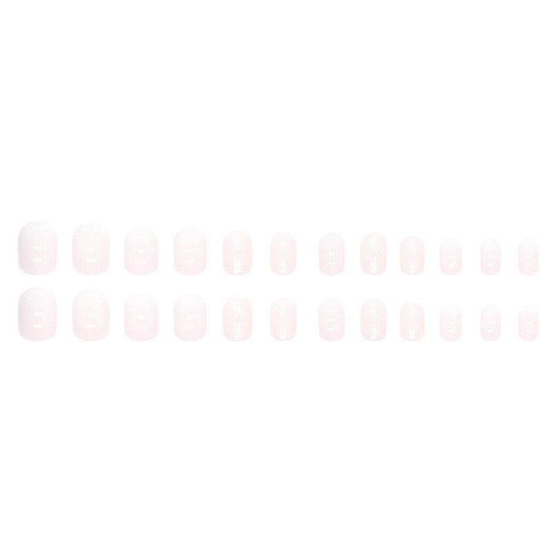 Permanent artificial nails with glitter finish Stornfield