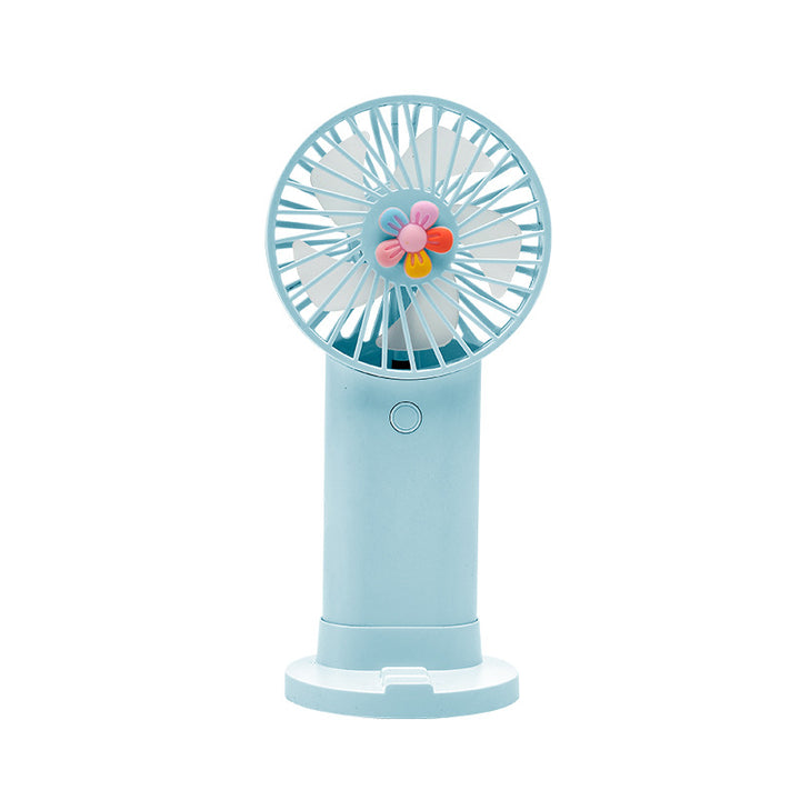 Unisex Portable Hand Fan with Rechargeable Battery and USB Port Stornfield