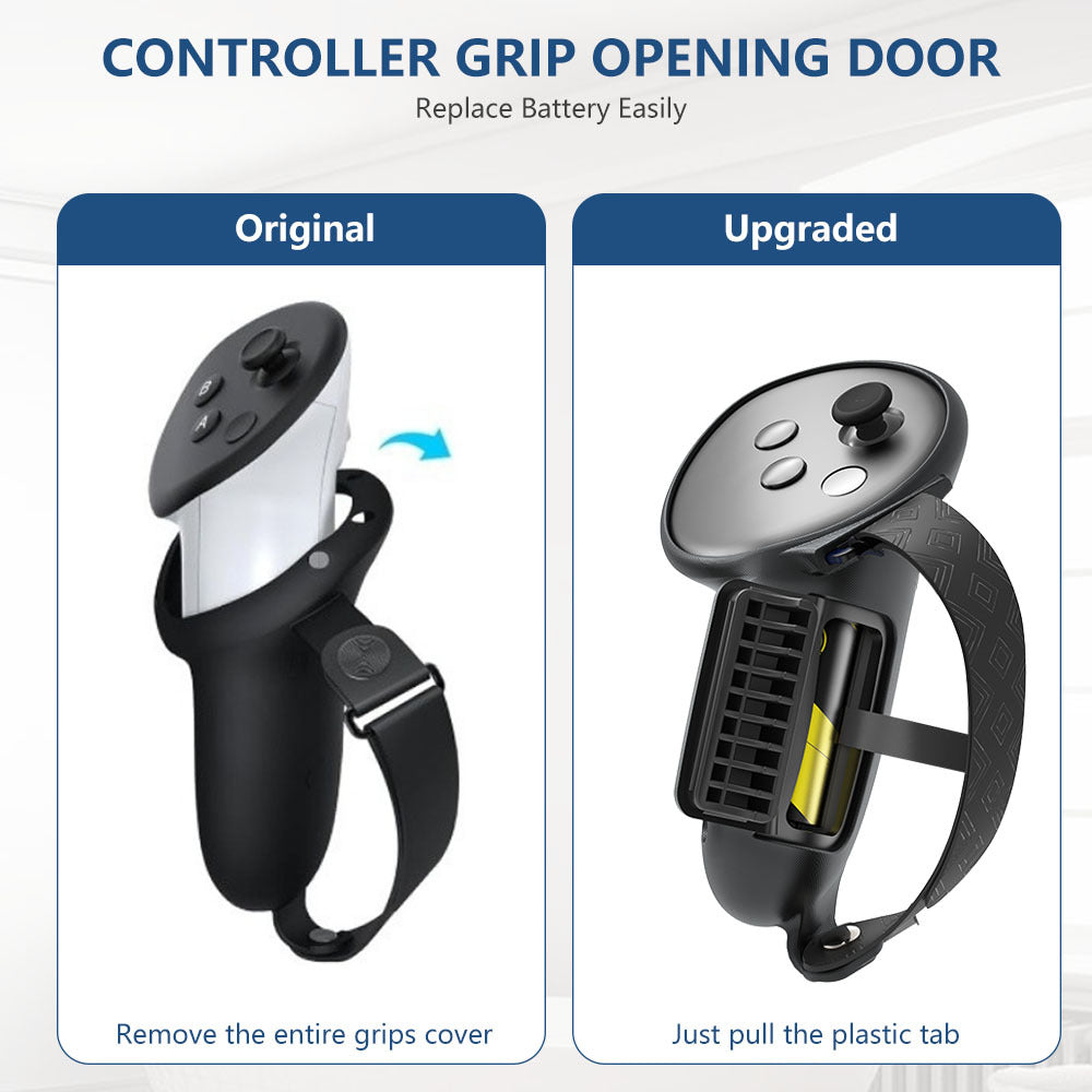 Ergonomic VR Controller Holders with Improved Grips Stornfield