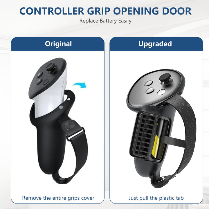 Ergonomic VR Controller Holders with Improved Grips Stornfield